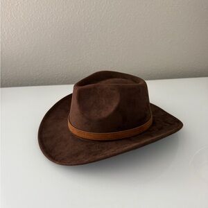 Princess Polly Brown Suede Hat